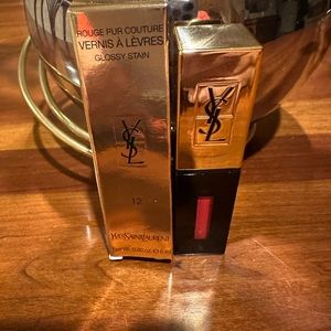 YSL Rouge Pur Couture Vernis A Levres Glossy Stain, #12
